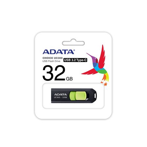 ADATA | FlashDrive | UC300 | 32 GB | USB 3.2 Gen 1 | Black - 2